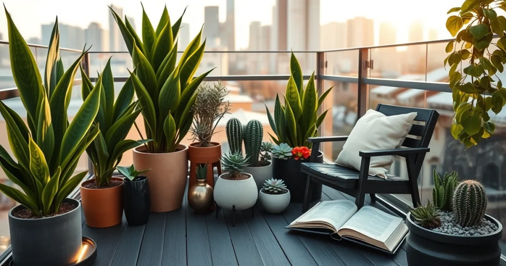 Cómo transformar tu balcón pequeño en un oasis urbano con plantas de bajo mantenimiento
